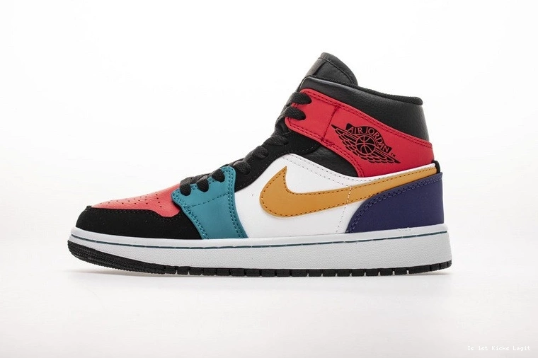 Multi-Color 1 Bred Jordan Mid 554724-125  1231